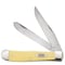 Case Cutlery Knife, Yellow Synthetic Smooth Trapper 00161 - alternate 1